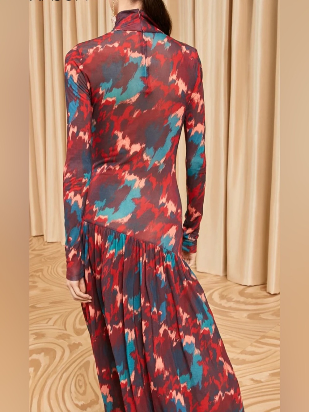 Ulla Johnson Fernanda Ametrine Maxi Dress in Orange Size L - Picture 8 of 15